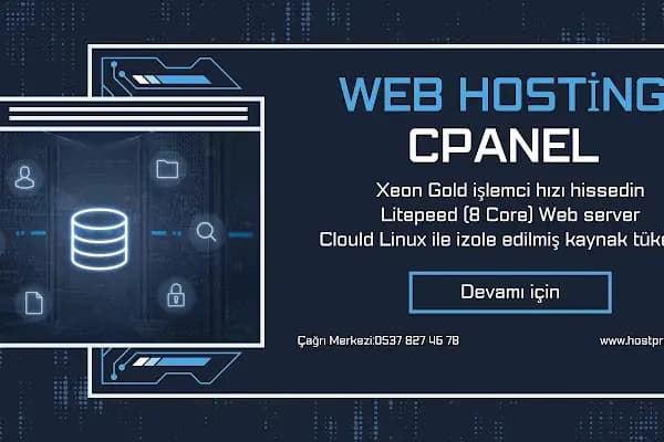 Hostprise Bilişim ve Yazılım Hizmetleri - Web Barındırma Şirketi - Ankara Çankaya
