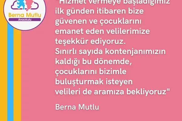 Berna Mutlu Anaokulu - Anaokulu - Samsun Atakum