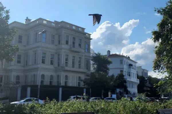 Yeniköy Sahili - Kumsalda Çardak - İstanbul Bakırköy