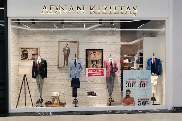 ADNAN KIZILTAŞ | ANTARES AVM | Erkek Giyim Mağazası | Takım Elbise | Damatlık | Kombin Giyim - Mağaza - Ankara Altındağ