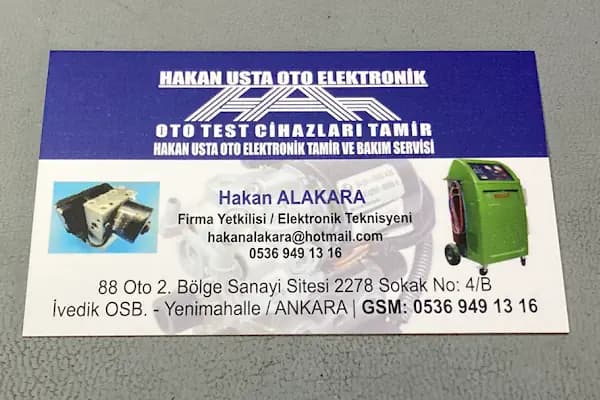 ABS Cİ HAKAN USTA Oto Elektronik Tamir ve Bakım Servisi - Elektronik Tamir Dükkanı - Ankara Altındağ