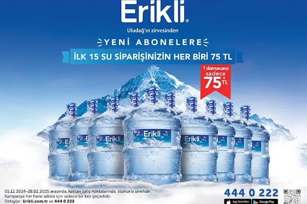 Erikli Antalya Alanya Hizmet Noktası - Şişe Suyu Tedarikçisi - Antalya Alanya