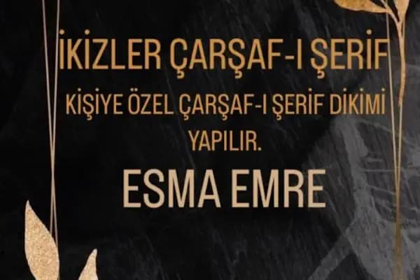 İkizler carsafi serif dikimevi - Kadın Terzisi - Ankara Çamlıdere