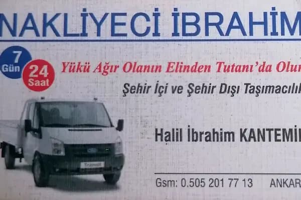 Nakliyeci İbrahim - Nakliye Hizmeti - Ankara Yenimahalle