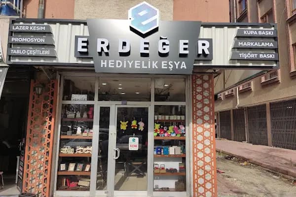 ERDEĞER HEDİYELİK EŞYA LAZER KESİM KUPA BASKI TİŞÖRT BASKI LAZER MARKALAMA - Hediyelik eşya dükkanı - Konya Selçuklu