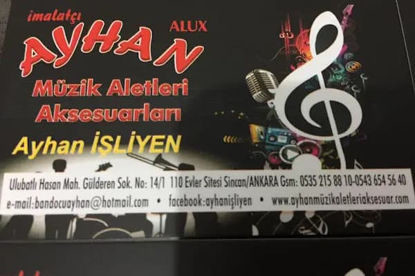 ALUX Ayhan Müzik Aletleri Aksesuarları - Müzik aletleri mağazası - Ankara Sincan