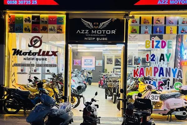 AZZ MOTOR NİZİP MOTOSİKLET BAYİ - Motosiklet Mağazası - Gaziantep Nizip