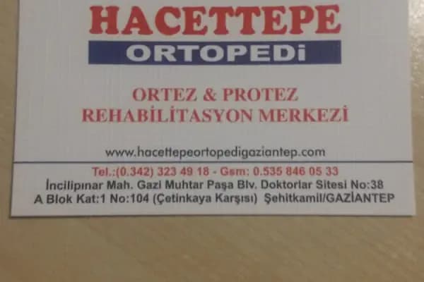 gaziantep hacettepe ortopedi - Protez Uzmanı - Gaziantep Nizip
