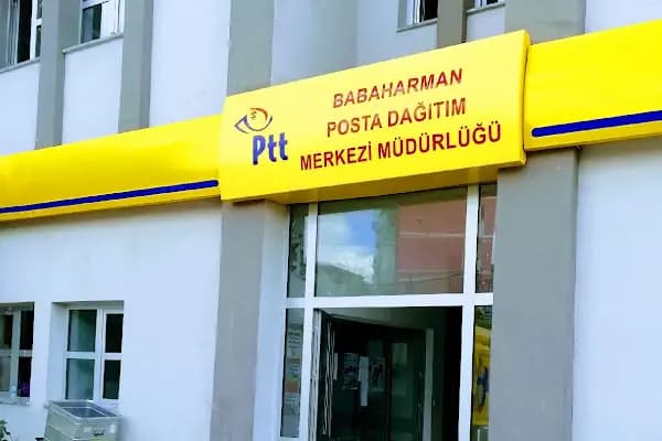 PTT Babaharman Posta Dağıtım Merkezi Müdürlüğü - Postane - Ankara Altındağ