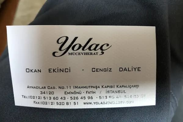 Yolaç Kuyumculuk Ve Mücevherat - Kuyumcu - İstanbul Fatih