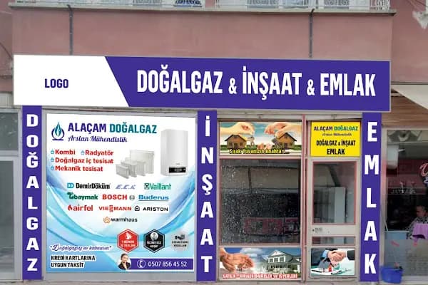 Alaçam Doğalgaz Mühendislik ve ısı dönüşüm sistemleri - Kalorifer Kazanı Mağazası - Samsun 19 Mayıs