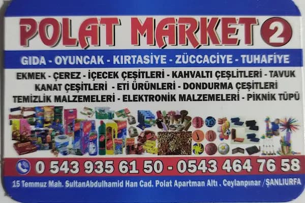 Polat Market 2 - Bakkal - Şanlıurfa Bozova