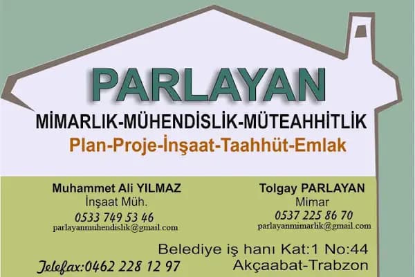 Parlayan Mimarlık - Mimar - Trabzon Akçaabat