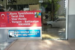Mavi kuru temizleme terzi