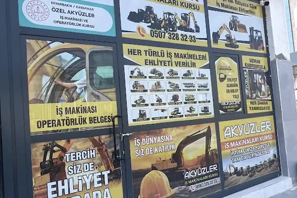 Akyüzler İş Makineleri ve Operatörlük Kursu - Diyarbakir Operatörlük Kursu - Sürücü Kursu - Diyarbakır Bağlar