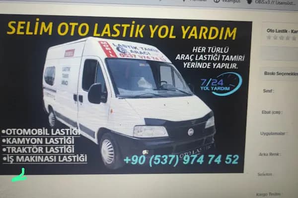 Mobil Lastikçi Oto lastik yol yardım - Oto Lastik Dükkanı - İzmir Tire