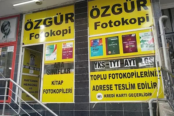 Özgür copy - Kırtasiye - Adana Saimbeyli
