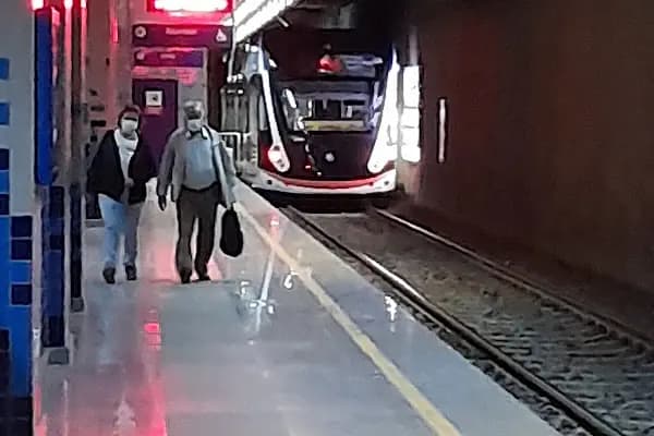 antray çallı tramvay istasyonu - Büyük Şehir Tren Şirketi - Antalya Kepez