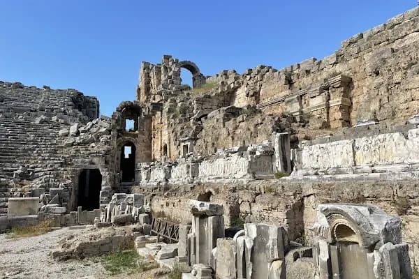 Perge tiyatrosu - Tarihi Yer - Antalya Demre