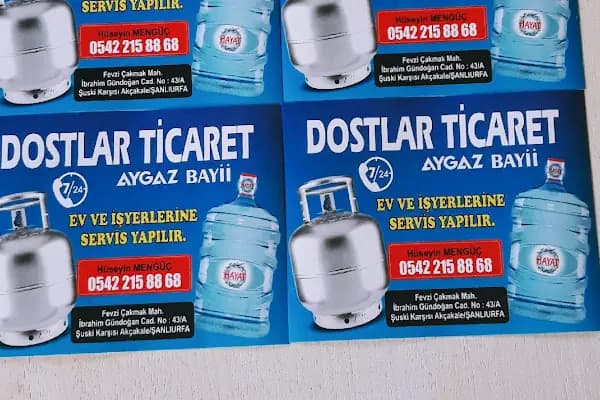Dostlar ticaret aygaz damacana su bayii - Gaz Tüpü Tedarikçisi - Şanlıurfa Akçakale