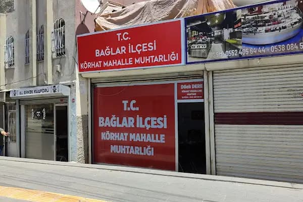 Körhat mahalle muhtarlığı - Kamu Hizmeti İşleri Yüklenicisi - Diyarbakır Bağlar