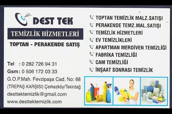 ÇERKEZKÖY DESTEK TEMİZLİK - Temizlik Hizmetleri - Tekirdağ Çerkezköy