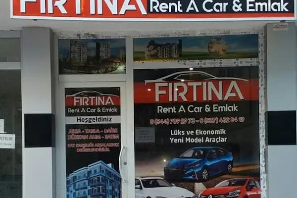 FIRTINA RENT A CAR EMLAK VE GAYRİMENKUL DANIŞMANLIĞI - Araba Kiralama Şirketi - Tekirdağ Kapaklı