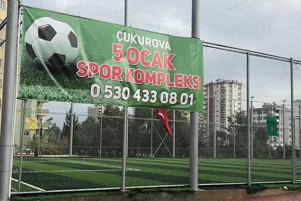 Çukurova 5 Ocak Spor Kompleksi - Futbol Sahası - Adana Çukurova