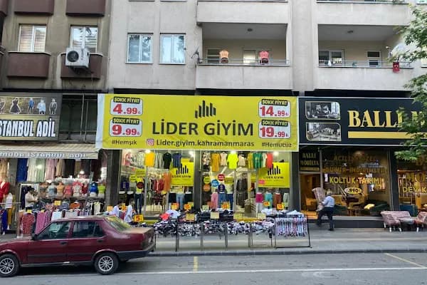 Lider Giyim Kahramanmaraş - Giyim mağazası - Kahramanmaraş Dulkadiroğlu