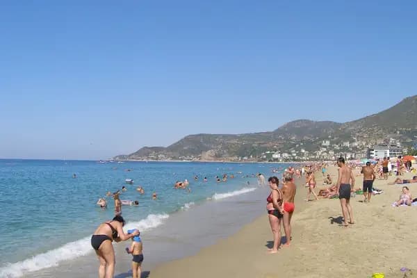 Damlataş Plajı - Kumsal - Antalya Alanya