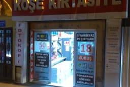 Köşe Kırtasiye Fotokopi Çekim Merkezi