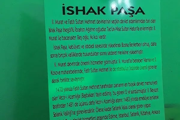 ishakpaşa türbesi - Resim 17