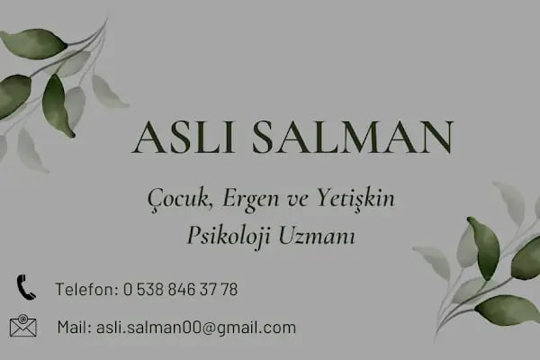 Psikolojik Danışman Aslı Salman Aile Danışmanı- Çift danışmanlığı, Çocuk Ergen Yetişkin danışmanı, Dil terapisi-Oyun Terapisi - Resim 11