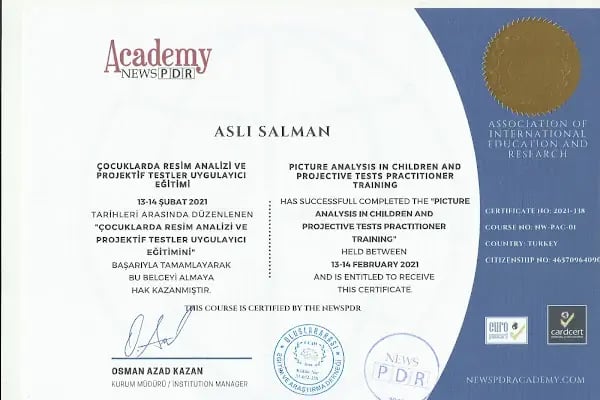 Psikolojik Danışman Aslı Salman Aile Danışmanı- Çift danışmanlığı, Çocuk Ergen Yetişkin danışmanı, Dil terapisi-Oyun Terapisi - Resim 16