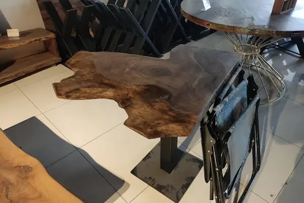 İnegöl Sandalye Masa Chair Walnut Table - Resim 3