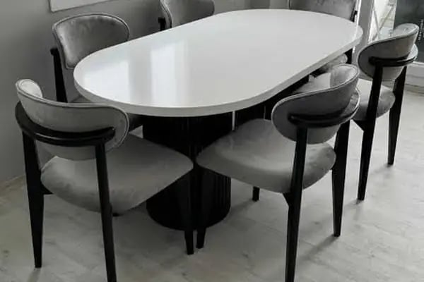 İnegöl Sandalye Masa Chair Walnut Table - Resim 9