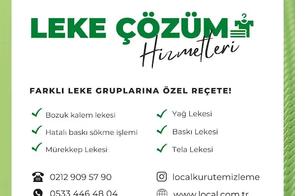 Local Kuru Temizleme Endüstriyel Leke Çözümleri - Resim 17