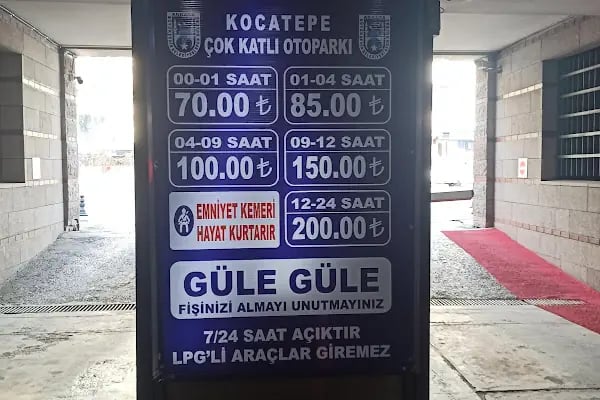 KOCATEPE ÇOK KATLI OTOPARK (ANKARA BÜYÜKŞEHİR BELEDİYESİ SPOR KULÜBÜ İKTİSADİ İŞLETMESİ) - Resim 14