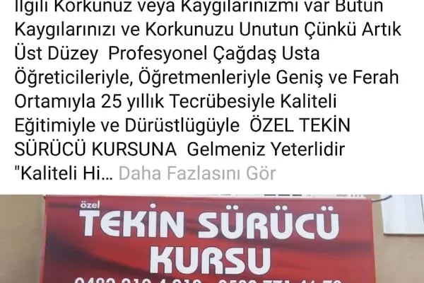 TEKİN SÜRÜCÜ KURSU MARDİN - Resim 20
