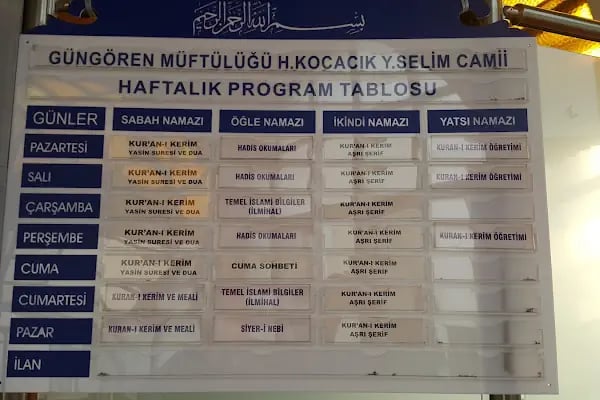 Hüseyin Kocacık Yavuz Selim Cami - Resim 20