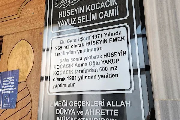 Hüseyin Kocacık Yavuz Selim Cami - Resim 11