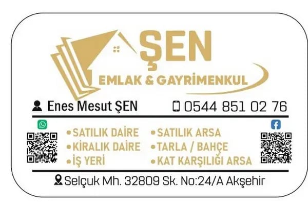 ŞEN EMLAK GAYRİMENKUL AKŞEHİR - Resim 7