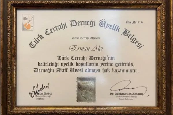 Doç. Dr. Erman Alçı, Genel Cerrahi Uzmanı - Resim 3