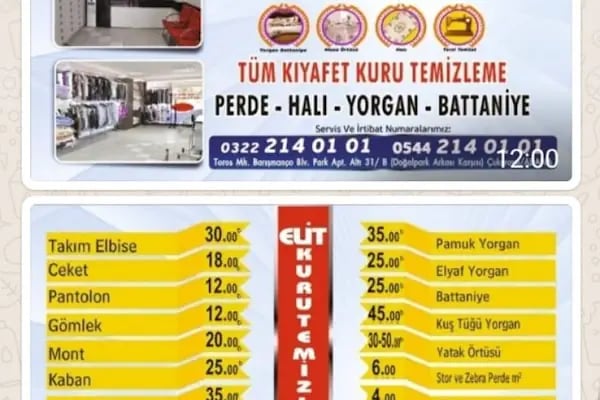 ELİT KURU TEMİZLEME-HALI-PERDE-YORGAN - Resim 12