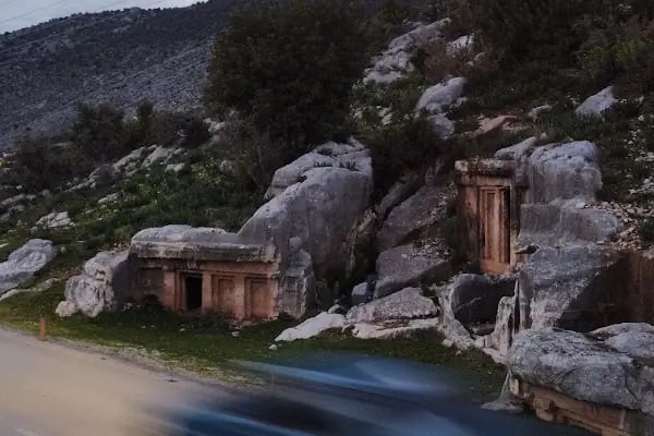 Limra Antik Kaya Mezarları - Resim 11