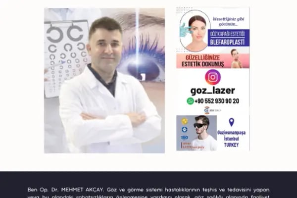 Op. Dr. Mehmet Akçay Göz Kapağı Estetiği Eyelid Aesthetics - Eye Laser Surgery göz Çizdirme - Resim 6