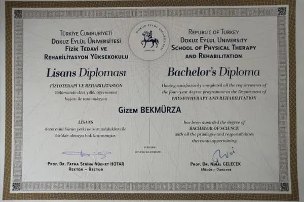 Fzt. Gizem Bekmürza, Fizyoterapi Ve Rehabilitasyon - Resim 10