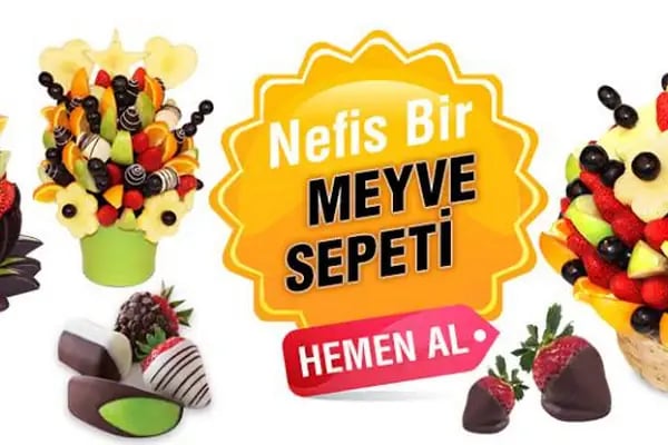 ADANA MEYVE SEPETİ EnTatlı Demetler Meyve Çiçekleri - Resim 4