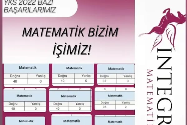 ÖZEL İNTEGRAL MATEMATİK ÖĞRETİM KURSU - Resim 13