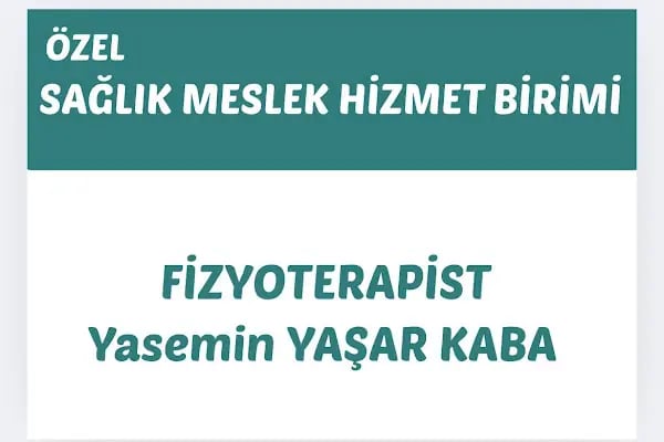 Fizyoterapist Yasemin YAŞAR KABA Özel Sağlık Hizmet Birimi - Resim 3